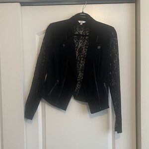 Candie’s Black Lace Blazer